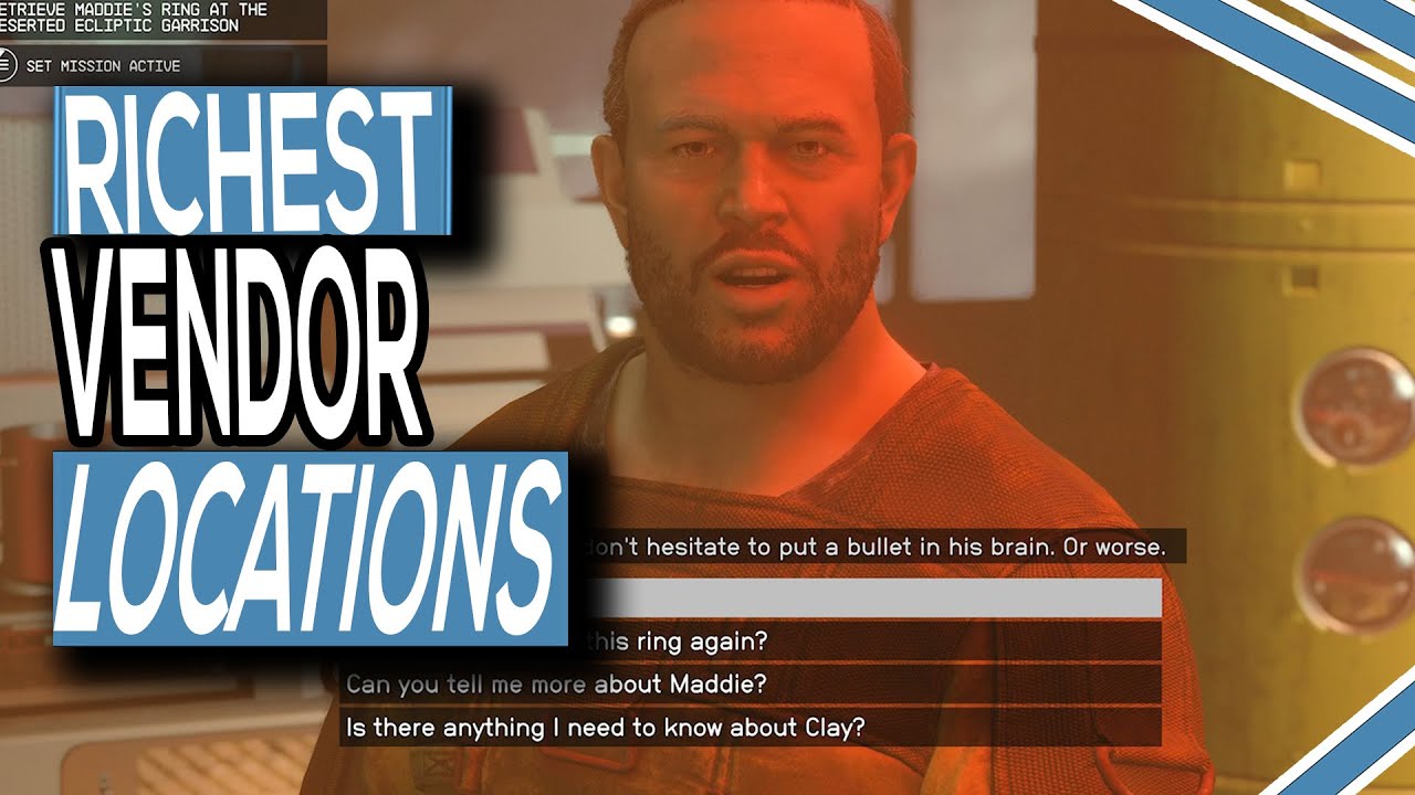 Which Starfield Vendors Have The Most Credits