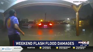 Weekend flash flood damages homes in Ouachita Parish
