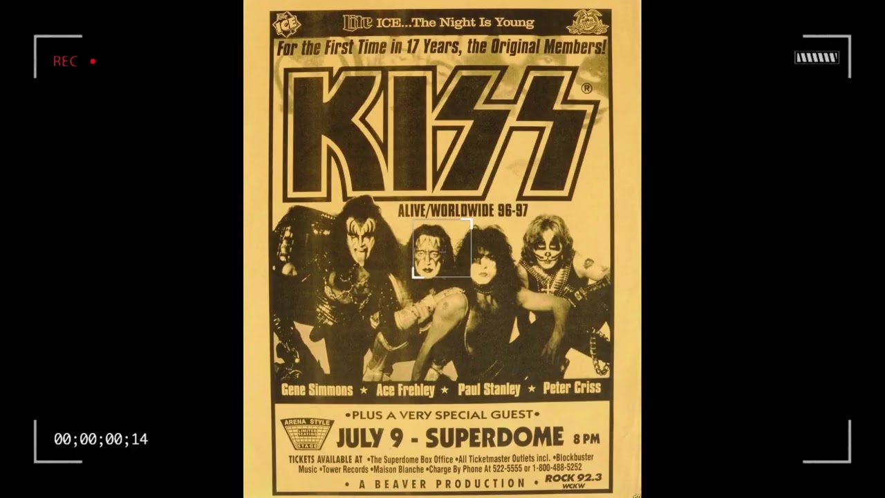 KISS: Louisiana Superdome - July 9, 1996 - New Orleans, LA.