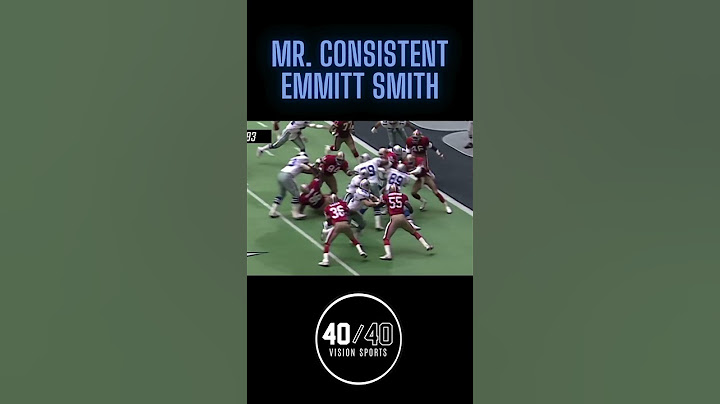 There was no quit in Emmitt Smith — only yards to gain. #Shorts