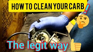 HOW TO CLEAN YOUR CARBURATOR ON YOUR!! | 250cc DIRTBIKE | ATV | SMALL ENGINES |ITS SIMPLE 