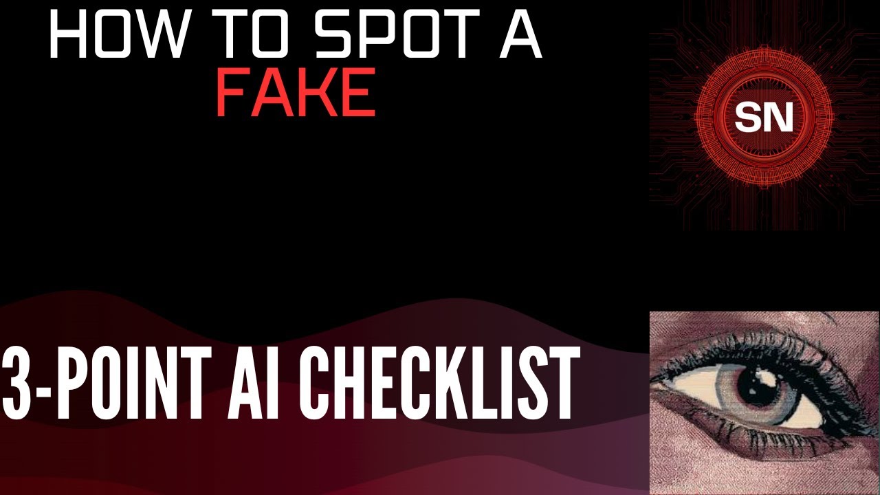 The 3-Point Checklist: How to Spot a Deepfake in 60 Seconds - YouTube