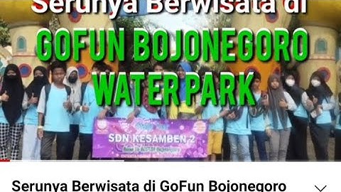 Serunya Berwisata di GoFun Bojonegoro Water Park