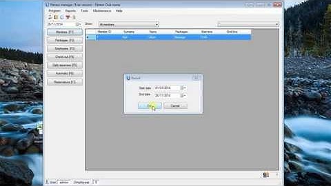 Fitness Manager (gym management software): How to export data from any report to excel