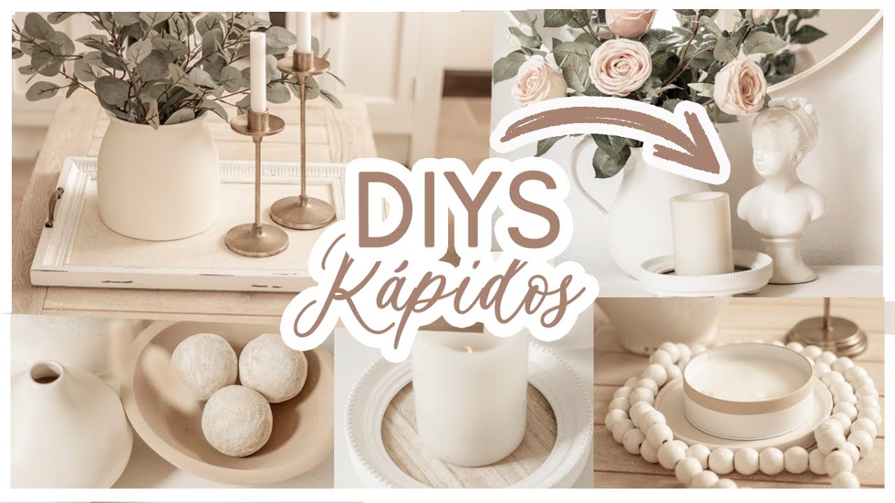 DECORA TU CASA / DIYS QUE TIENES QUE HACER 😮  + IDEAS ELEGANTES Y ECONÓMICAS. 2024