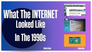 What the INTERNET Looked like in the 1990s