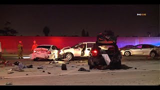 Major Crash - Wrong Way Driver causes a (5) car crash with two people transported - CLICK SUBSCRIBE