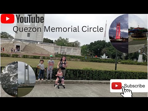Strolling in Quezon Memorial Circle + Riding on rides! || Lei and Jacob
