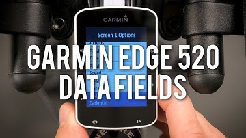 Changing Garmin Edge 520 Data Fields