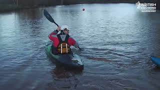 White Water Kayak Rescue - tow with tape / quick release knot