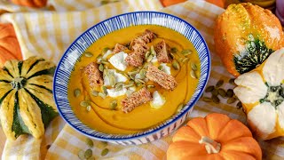 PUMPKIN CREAM SOUP | English Subtitles