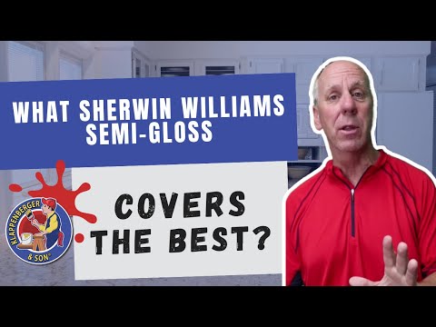 What Sherwin Williams Semi-Gloss Covers The Best:  By Klappenberger & Son