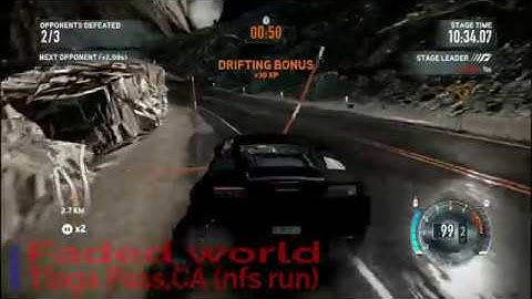 Need For Speed The Run: Tioga Pass RD