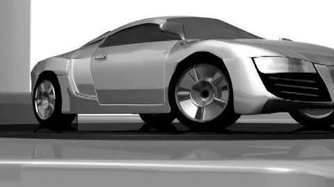 Audi R8 Maya 3d Model