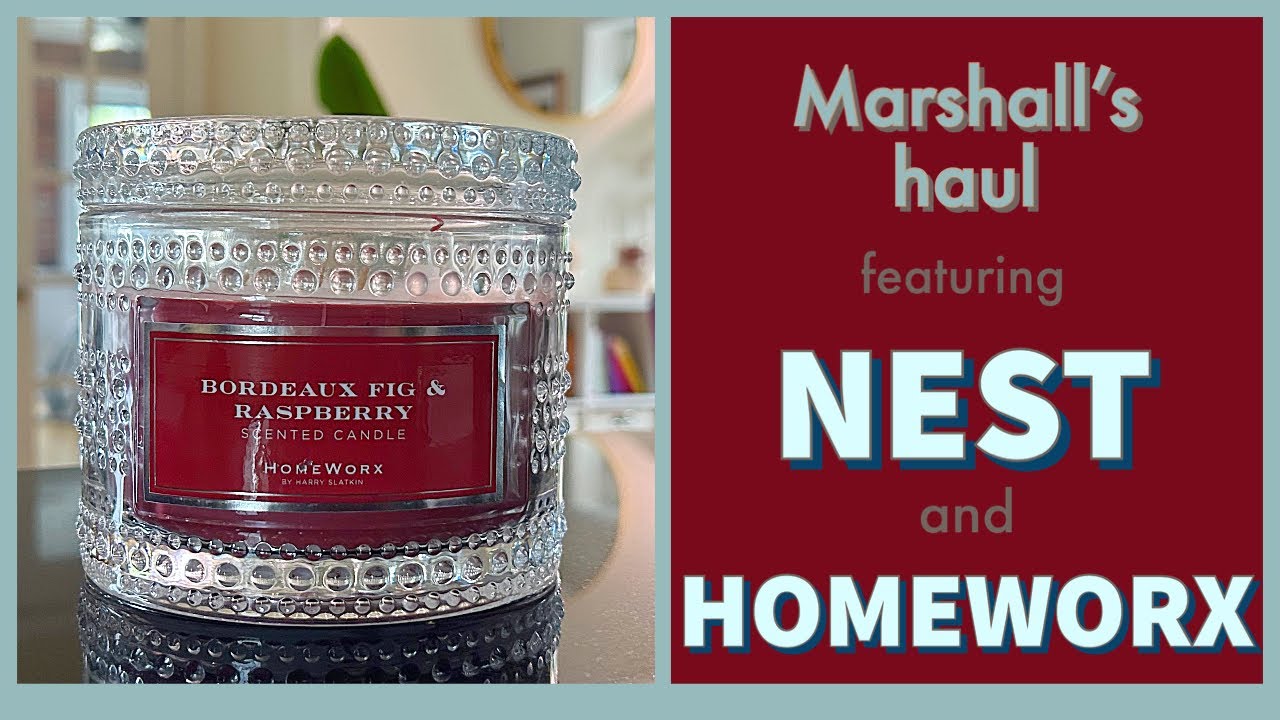 Marshall’s haul 🛍️ featuring Homeworx and Nest candle first impressions