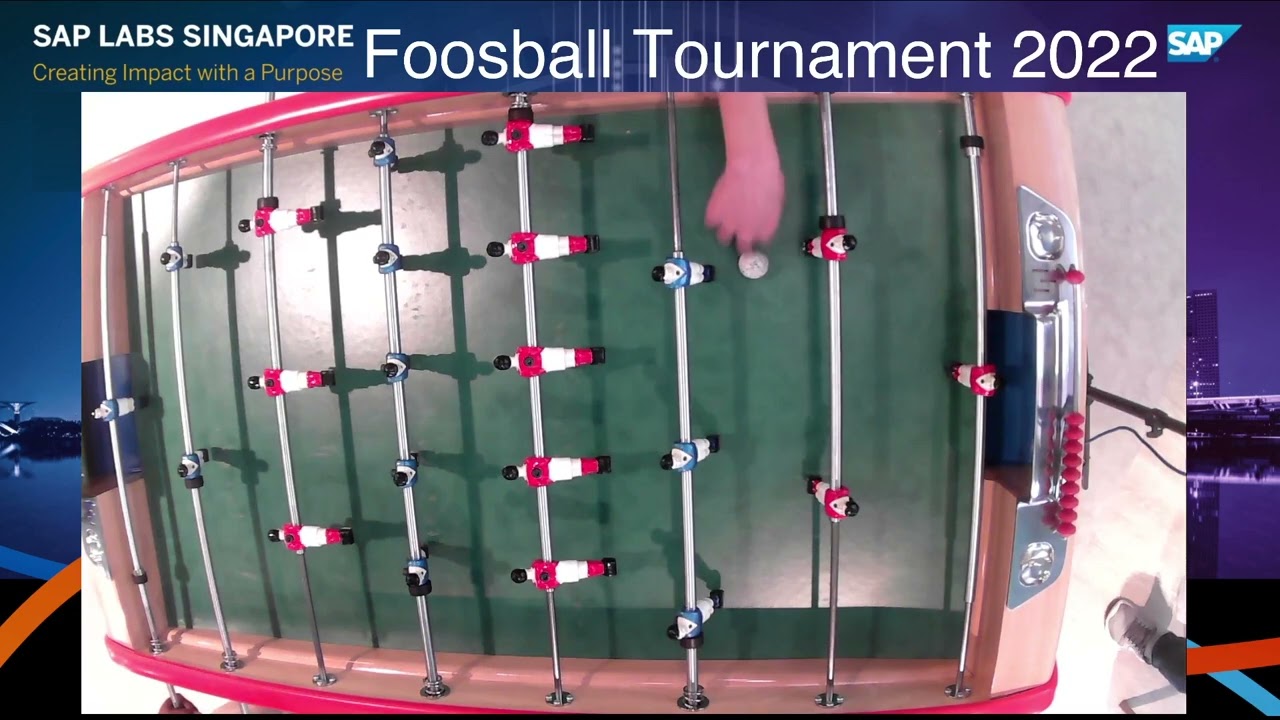 SAP Labs Singapore Foosball Tournament 2022 Final Match! PostCOVID