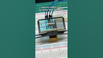 This display is INSANE 💀 #electronics #engineering #arduino