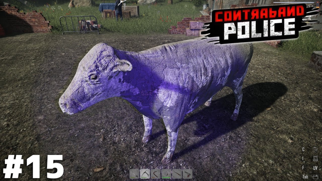 これを『牛』として申告するクソアホ密入国者【Contraband Police】＃１５