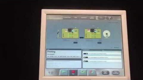 full color inkjet line Ricoh Inforprint 5000 AD1 / AD2 with Lasermax roll 2 roll