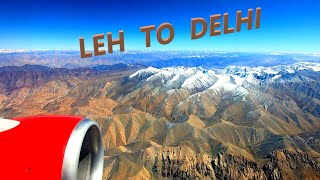Flight From Leh to Delhi | Amazing Himalayas | Spicejet