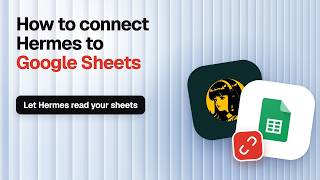 Connect Hermes to Google Sheets: Let Your AI Agent Read Your Google Sheets (No API Keys)