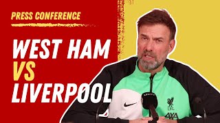 West Ham  vs. Liverpool | Jurgen Klopp Pre-Match Press Conference