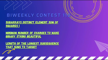 Leetcode Biweekly Contest 116 | Screencast + Explanation