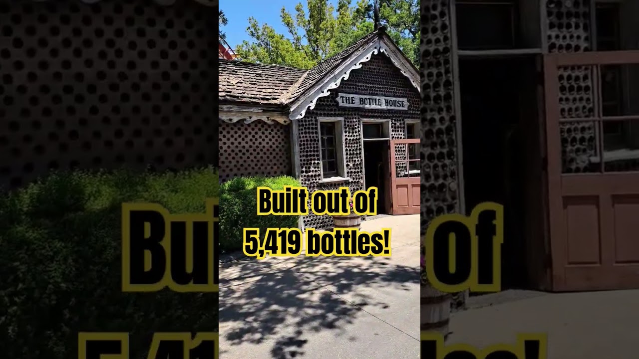 Bottle House Built in 1953 out of 5,419 Bottles!