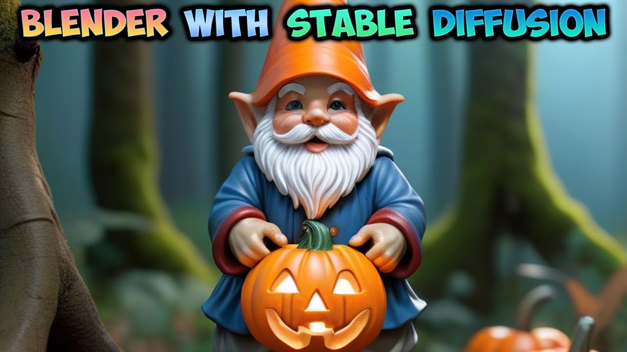 Blender with Stable Diffusion XL Tutorial Gnome Multiple img2img method ...