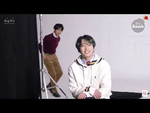 [日本語字幕]  BTS バンタンボム  テテくん(5才)のかわいいイタズラとVヒョンをマネするグク  撮影ビハインド