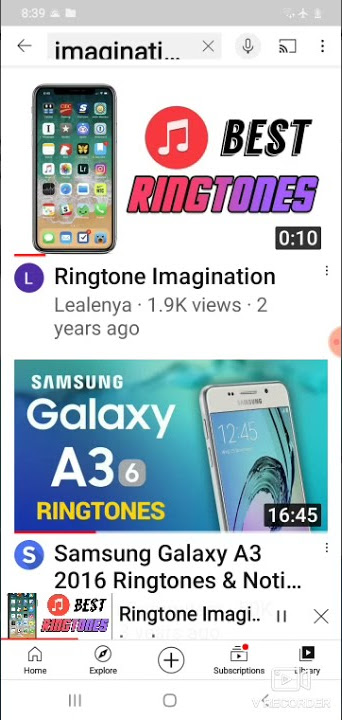 Imagination Ringtone On My Samsung Galaxy A7 2016