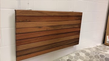 Wall Mounted Folding Bench Quick