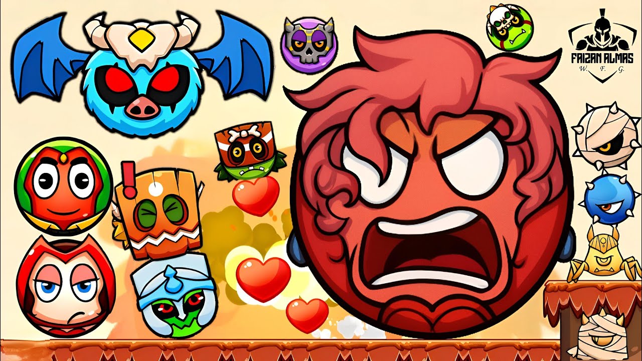 Red and Blue - Twin Color Ball + Ball V Red Boss Challenge | MGIF | Gameplay (Part 7)