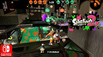 Nintendo Splatoon 2 Custom Hydra Splatling Tower Control Gameplay Ranking Switch