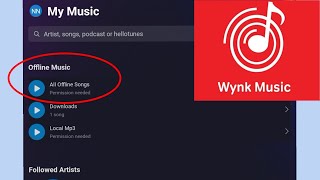 How To Play Offline Song In Wynk Music screenshot 1
