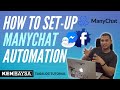 How to Set-Up Manychat Automation - Messenger Bot (Tagalog Tutorial)