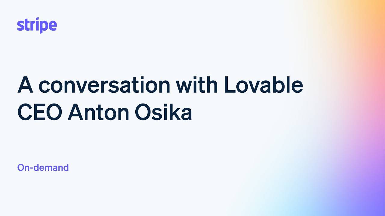 A conversation with Lovable CEO Anton Osika
