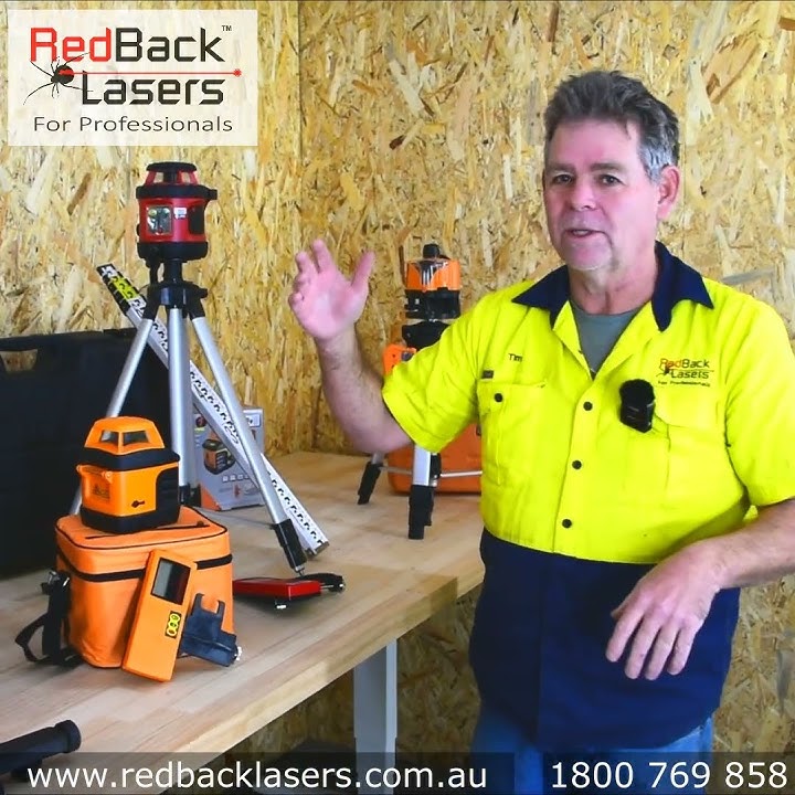 🏷️ CLEARANCE SPECIAL!!! 🏷️ ToolShed Red Rotating Laser Level Kit (TSLRR)  JUST $599 Incl GST - SAVE $180! Kit comes complete with laser, r…