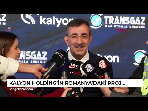 Kalyon Holding'in Romanya'daki projesi için boru indirme töreni