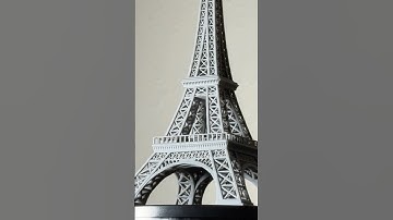 Printing out the Eiffel Tower on my @piocreat Halot X-1! #halotx1 #resinprinter #3dprinting #shorts