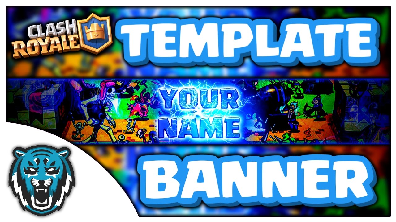 Clash Royale Banner Template Png Psd Psdx Download Knopperlifx