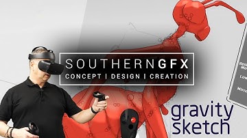 Sculpting an Ant character in Sub D with  Gravity Sketch