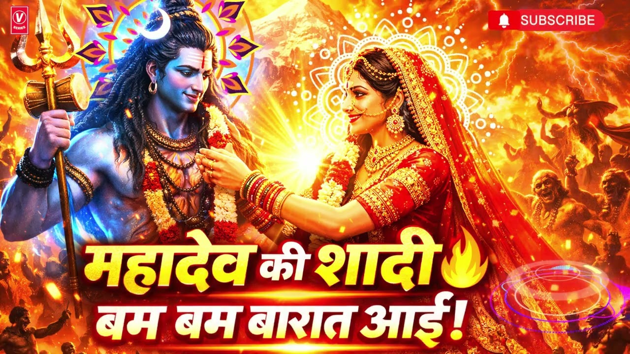 महादेव की शादी – बम बम बारात आई 🔥 DJ Remix | हर हर महादेव | Om Namah Shivaya Song 2026 # trending 