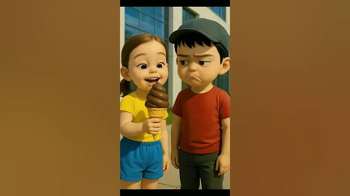 "Ice Cream Flirtation Fails!"#shorts#cartoon #animation #funny thumbnail