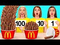 100 Layers of Food Challenge | Crazy Challenge by Mega DO Challenge