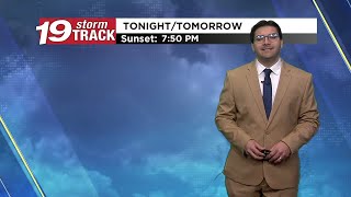 A conditional risk for strong to severe storms on Friday