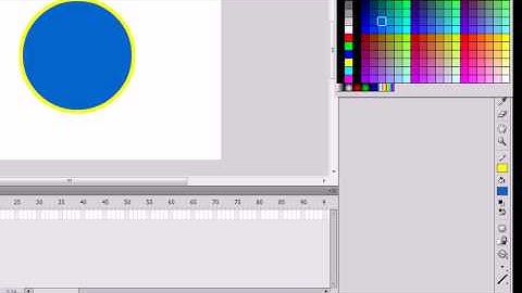 Flash Professional CS4 Basics Tutorial(Brush Tool 09)