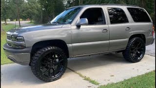 My NEW CAMMED 2004 TAHOE with 35x12 on BLACK SNOWFLAKES