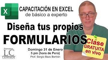 Clase GRATIS - Diseño de FORMULARIOS en Excel