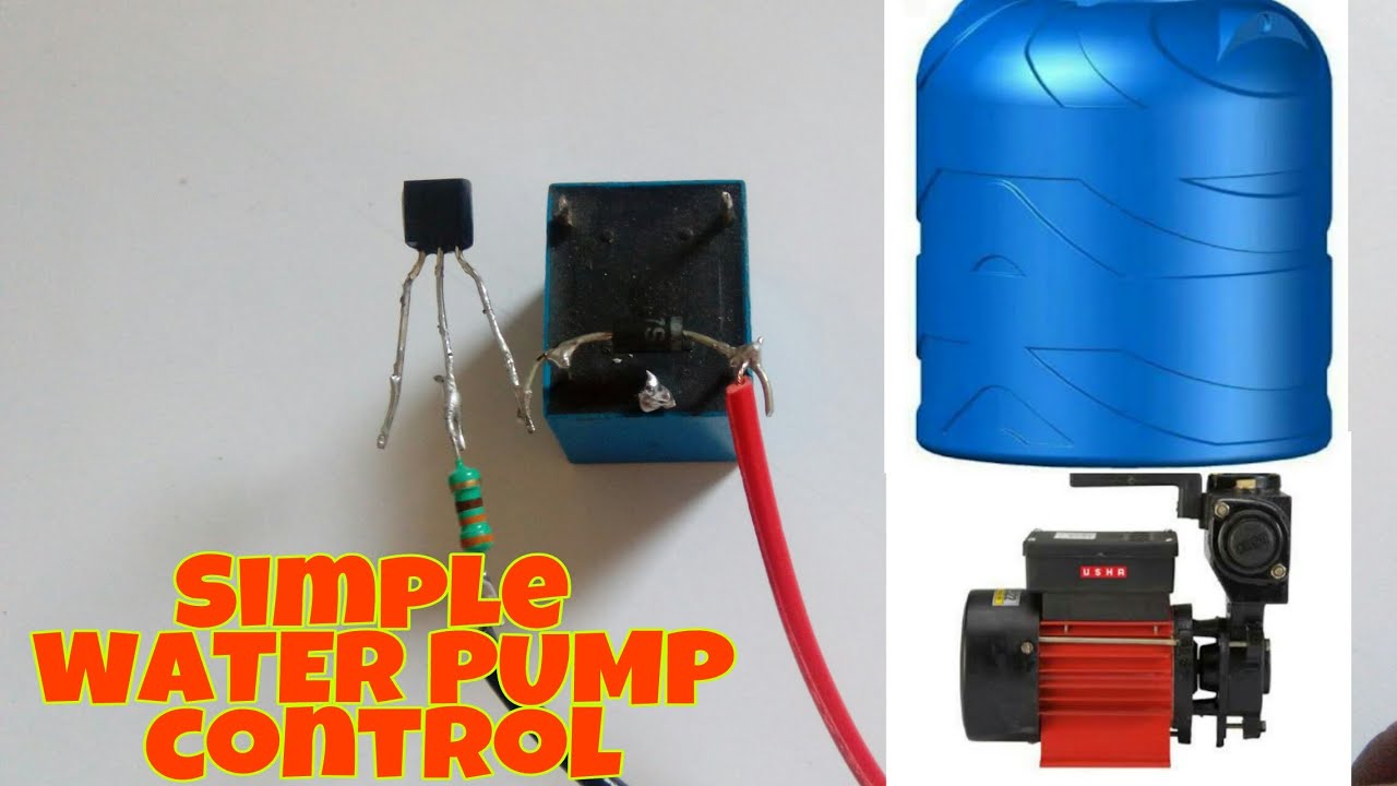 Automatic Water Pump controller | Tank full motor will turn off ...